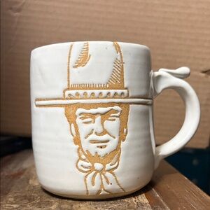 White Ceramic Trump Mug